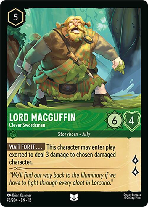 Lord MacGuffin, Clever Swordsman 78/204 () 