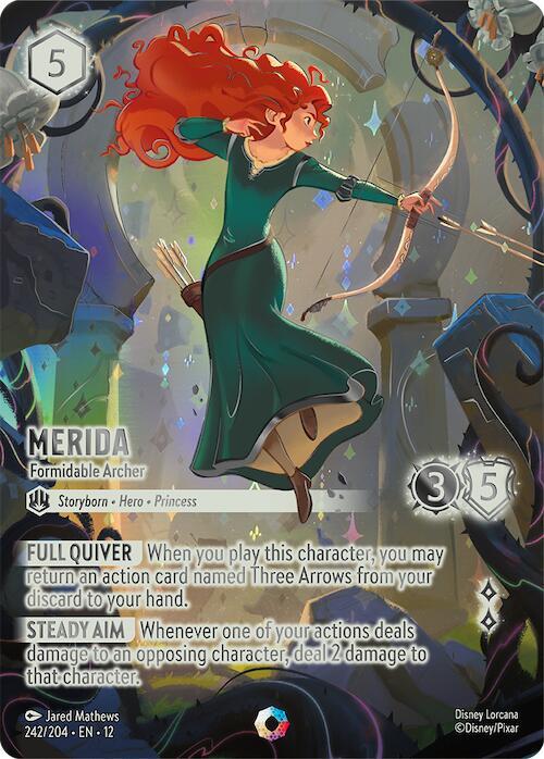 Merida, Formidable Archer Iconic 242/204 (Wilds Unknown)  - Holofoil
