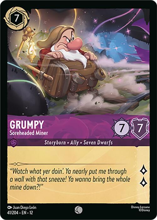 Grumpy, Soreheaded Miner 41/204 () 