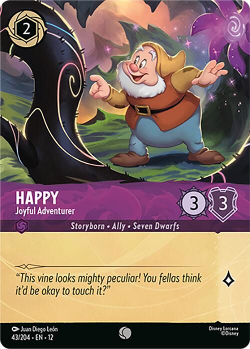 Happy, Joyful Adventurer 43/204 (Wilds Unknown)  - Cold Foil