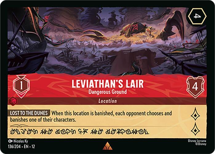 Leviathan's Lair, Dangerous Ground 136/204 () 