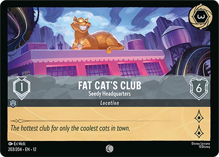 Fat Cat's Club, Seedy Headquarters 203/204 ()  - Cold Foil