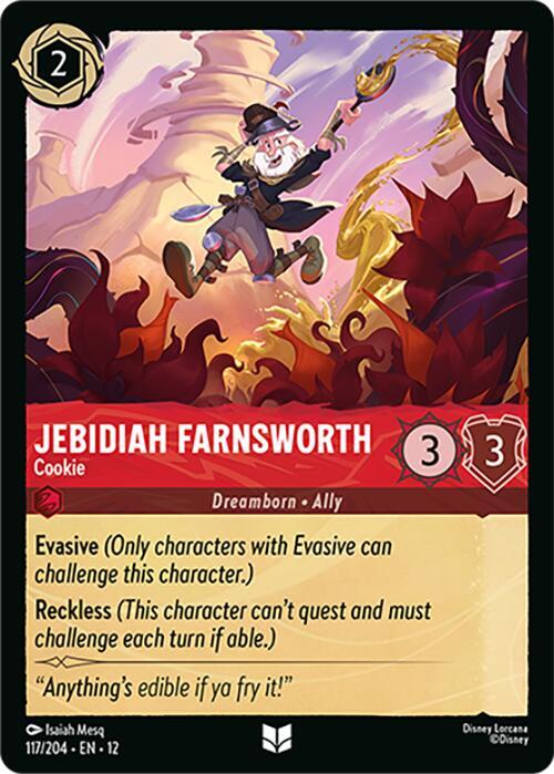 Jebidiah Farnsworth, Cookie 117/204 ()  - Cold Foil