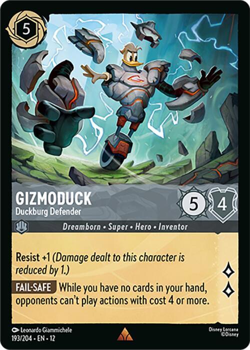 Gizmoduck, Duckburg Defender 193/204 () 