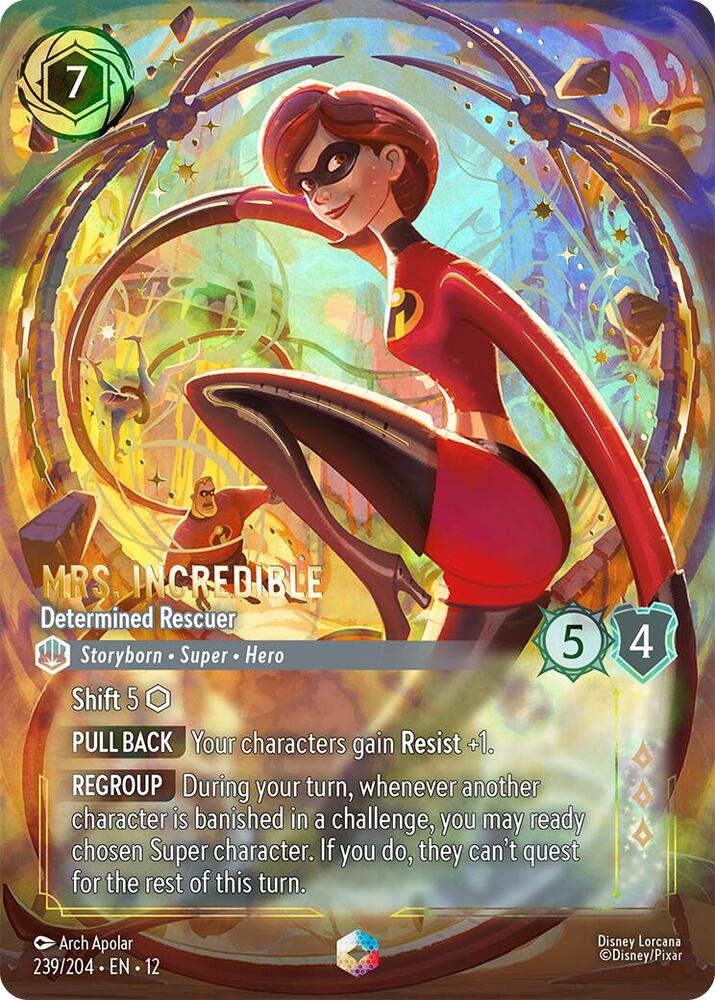 Mrs. Incredible Determined Rescuer 239/204 ()  - Holofoil
