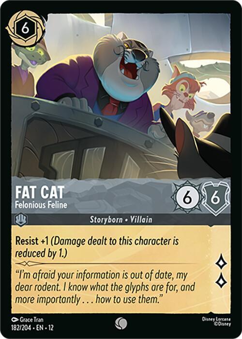 Fat Cat, Felonious Feline 182/204 ()  - Cold Foil