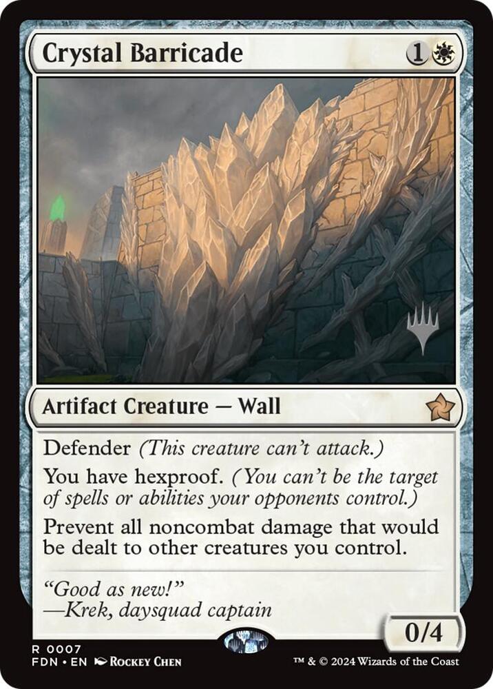 Crystal Barricade 7 (Promo Pack: Secrets of Strixhaven) 