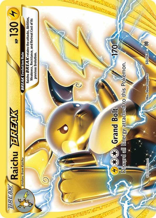 Raichu BREAK 50/162 (XY - BREAKthrough)  - Holofoil