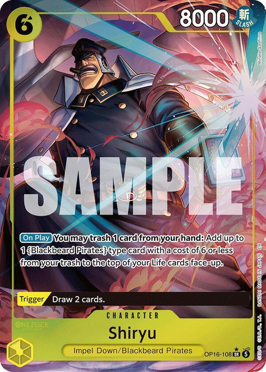 Shiryu OP16-108 (The Time of Battle)  - Full Art Foil