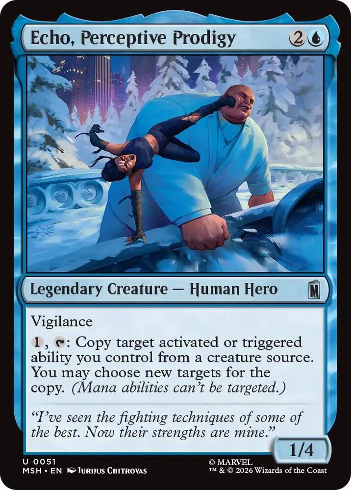 Echo, Perceptive Prodigy 51 (Marvel Super Heroes) 