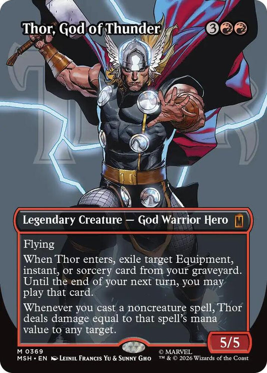 Thor, God of Thunder 369 (Marvel Super Heroes)  - Borderless Foil