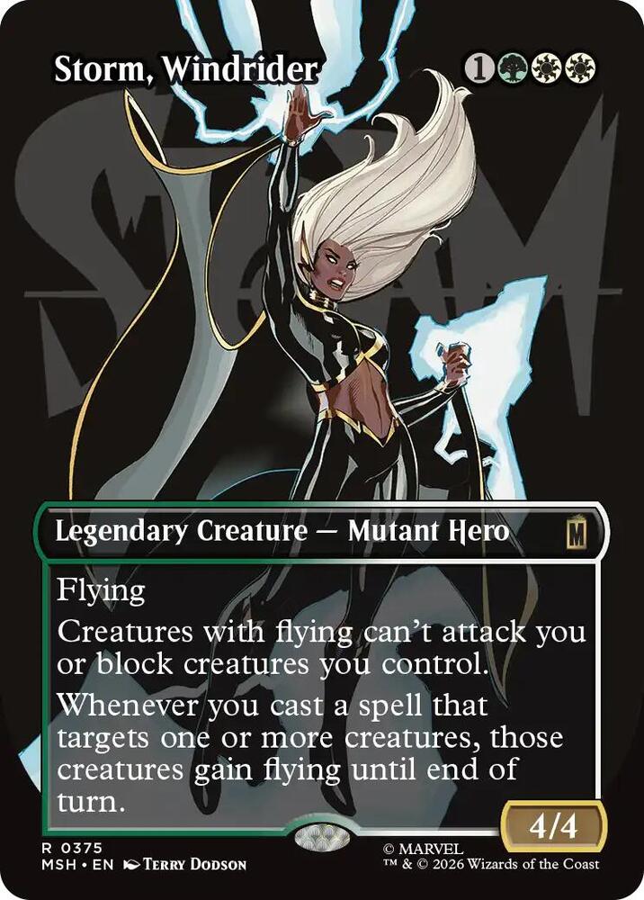 Storm, Windrider 375 (Marvel Super Heroes)  - Borderless