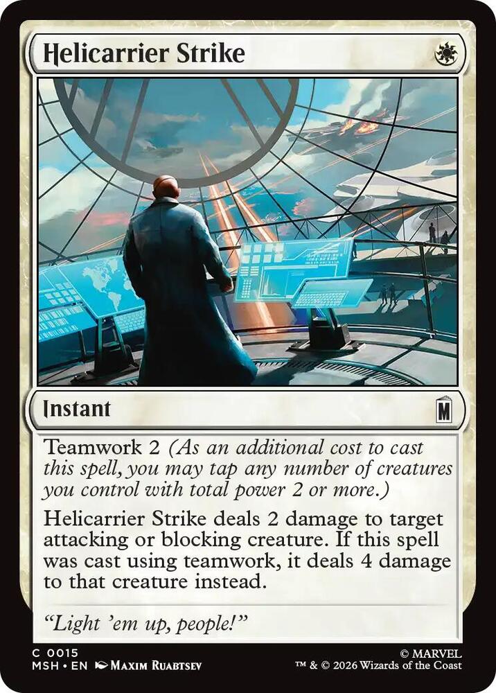 Helicarrier Strike 15 (Marvel Super Heroes)  - Foil
