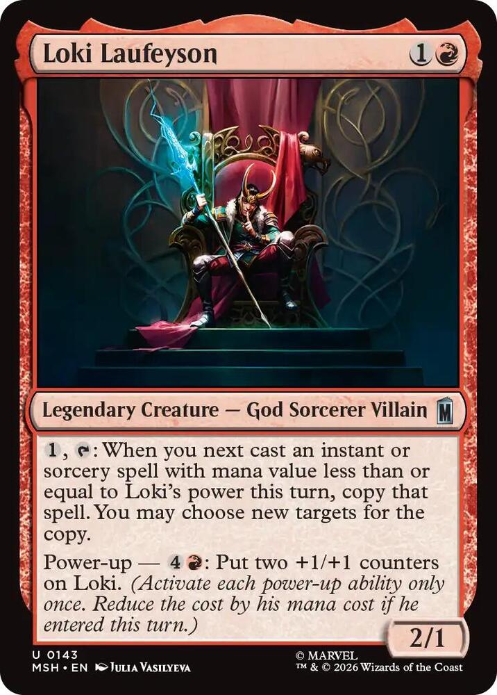 Loki Laufeyson 143 (Marvel Super Heroes)  - Foil