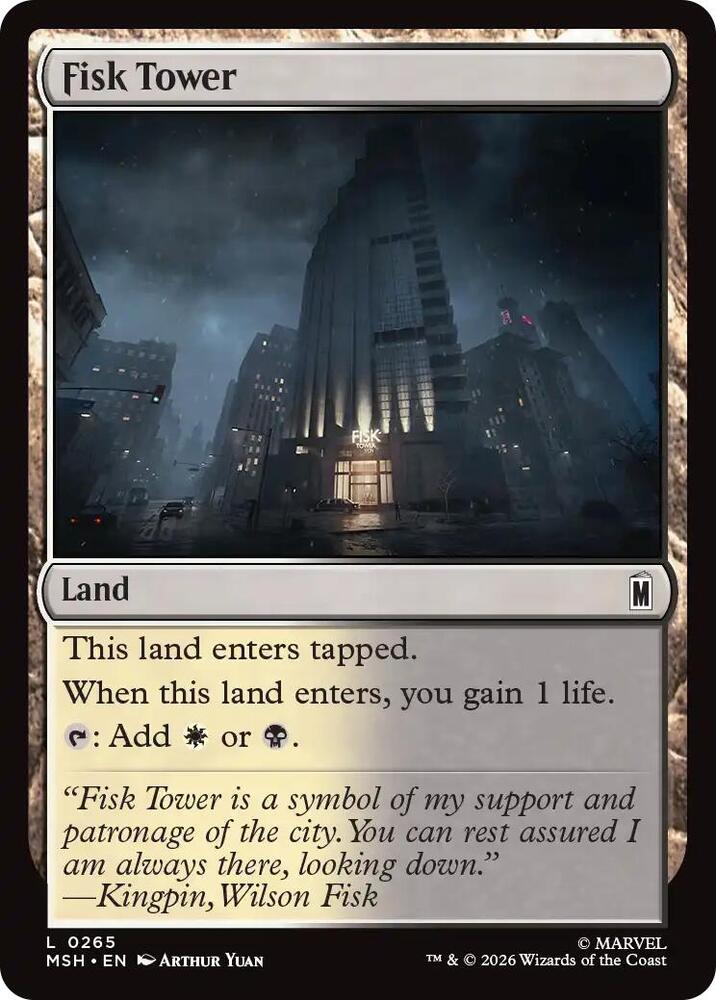 Fisk Tower 265 (Marvel Super Heroes)  - Foil