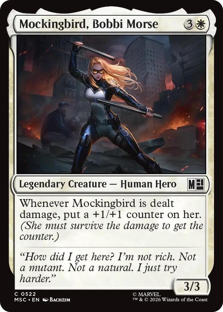 Mockingbird, Bobbi Morse 522 (Commander: Marvel Super Heroes) 