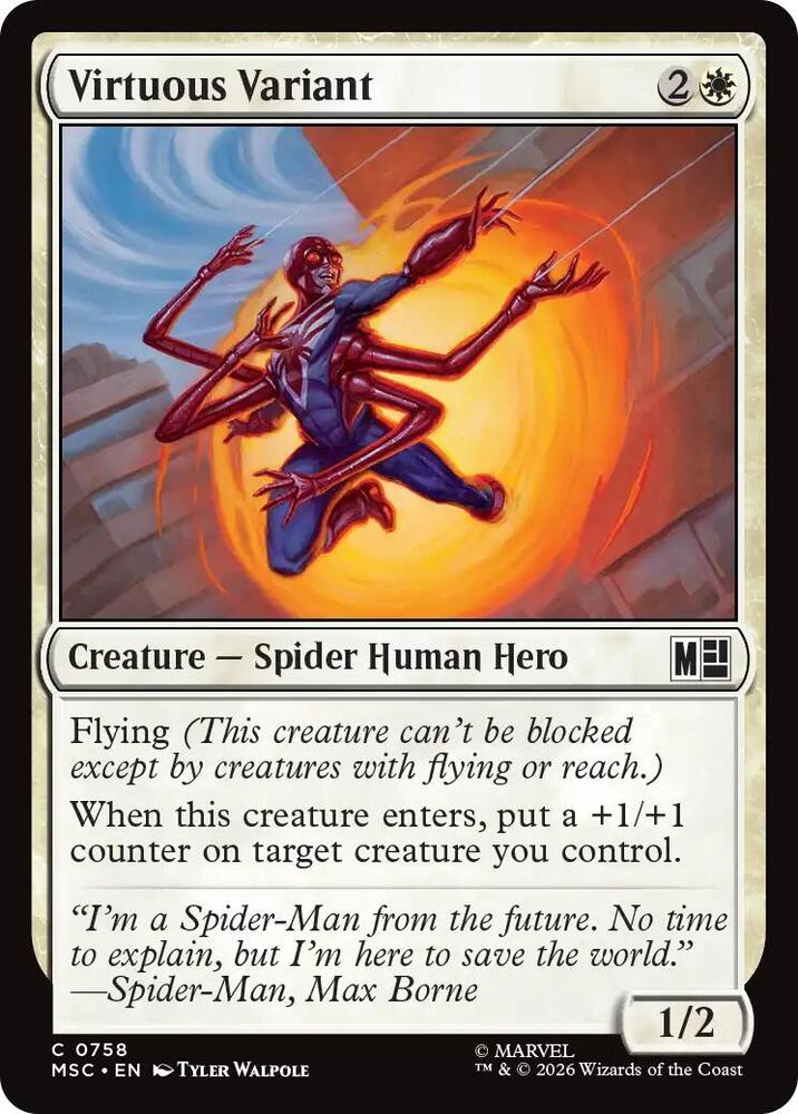 Virtuous Variant 758 (Commander: Marvel Super Heroes) 