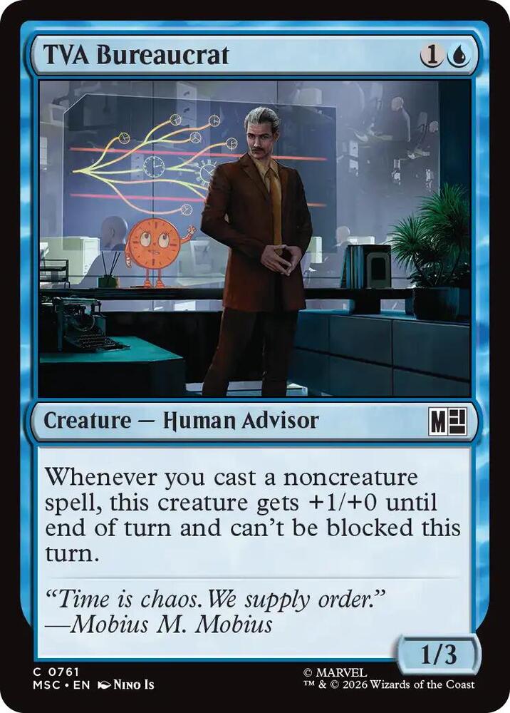 TVA Bureaucrat 761 (Commander: Marvel Super Heroes) 