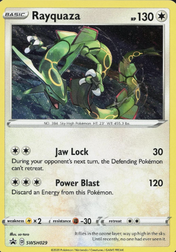 Rayquaza SWSH029 (Miscellaneous Cards & Products)  - Cosmo Holofoil