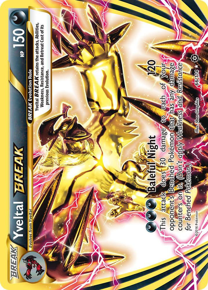 Yveltal BREAK 66/114 (XY - Steam Siege)  - Holofoil