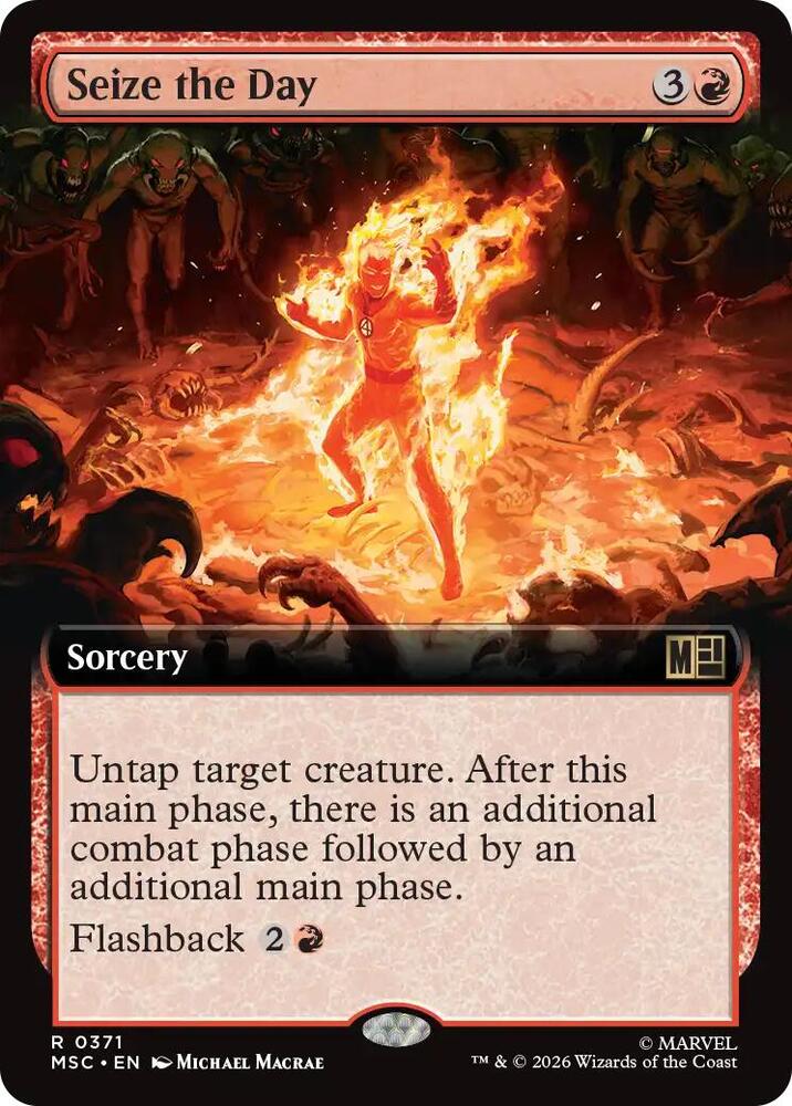 Seize the Day Extended Art 371 (Commander: Marvel Super Heroes)  - Extended Art