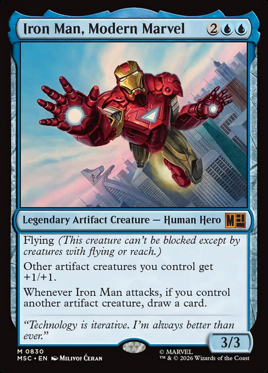 Iron Man, Modern Marvel 830 (Commander: Marvel Super Heroes) 