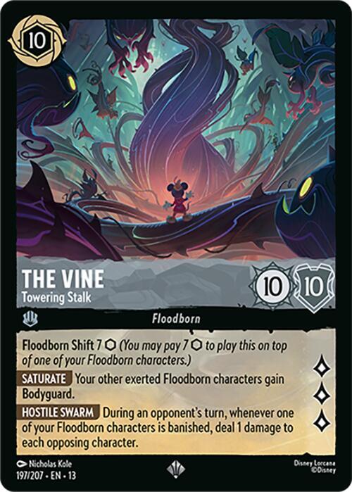The Vine, Towering Stalk 197/207 (Attack of the Vine!)  - Cold Foil