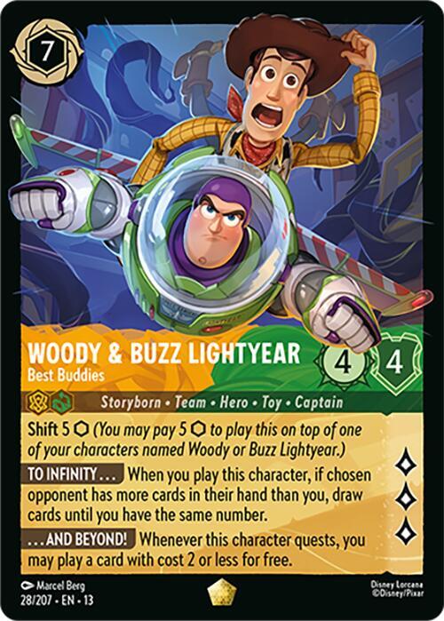 Woody and Buzz Lightyear, Best Buddies 28/207 (Attack of the Vine!) 