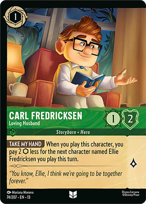 Carl Fredricksen, Loving Husband 74/207 (Attack of the Vine!)  - Cold Foil
