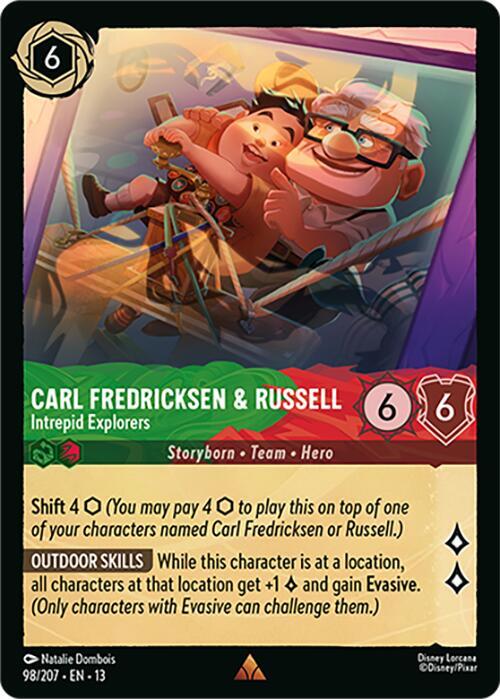 Carl Fredricksen and Russell, Intrepid Explorers 98/207 (Attack of the Vine!) 