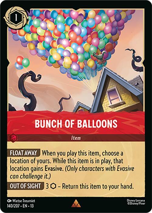Bunch of Balloons 140/207 (Attack of the Vine!)  - Cold Foil
