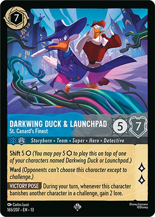 Darkwing Duck and Launchpad, St. Canard's Finest 165/207 (Attack of the Vine!) 