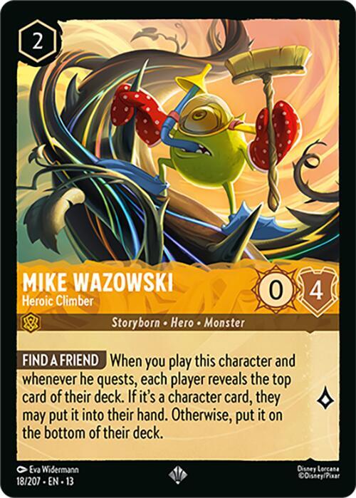 Mike Wazowski, Heroic Climber 18/207 (Attack of the Vine!) 