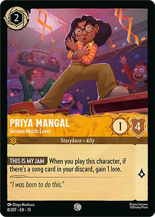 Priya Mangal, Serious Music Lover 8/207 (Attack of the Vine!) 