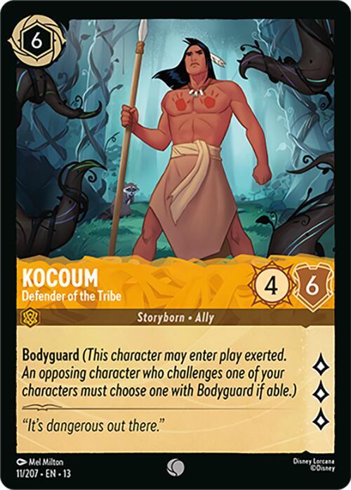 Kocoum, Defender of the Tribe 11/207 (Attack of the Vine!) 