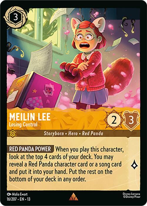 Meilin Lee, Losing Control 16/207 (Attack of the Vine!)  - Cold Foil