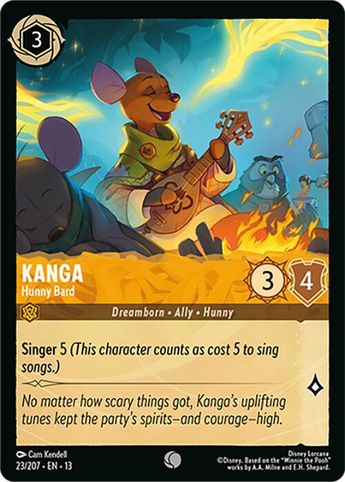 Kanga, Hunny Bard 23/207 (Attack of the Vine!)  - Cold Foil