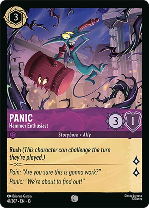 Panic, Hammer Enthusiast 41/207 (Attack of the Vine!) 