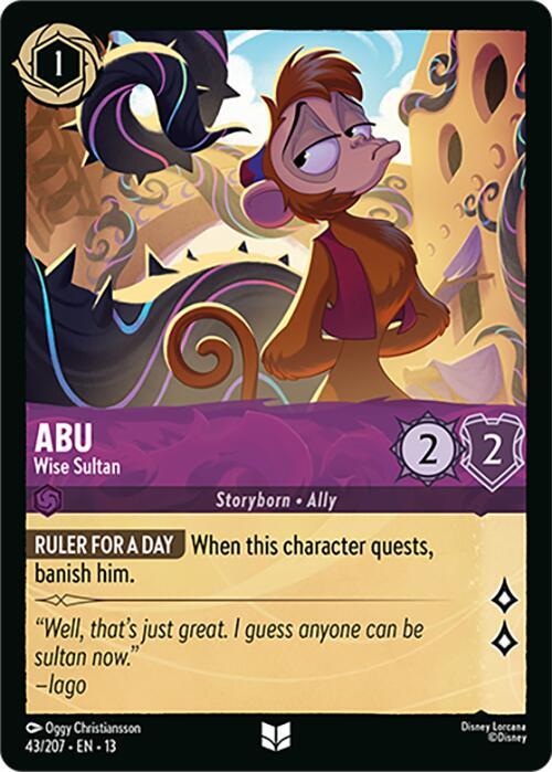 Abu, Wise Sultan 43/207 (Attack of the Vine!) 