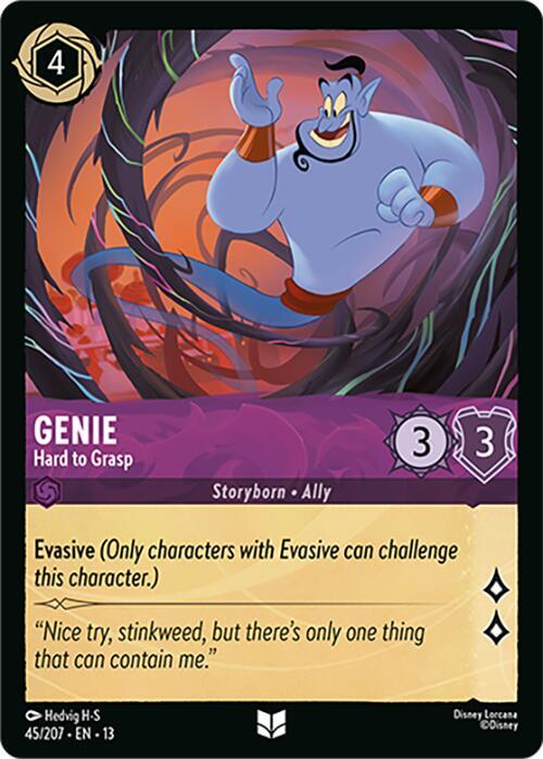 Genie, Hard to Grasp 45/207 (Attack of the Vine!)  - Cold Foil