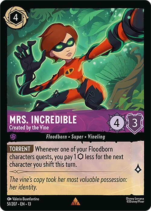 Mrs. Incredible, Created by the Vine 51/207 (Attack of the Vine!) 