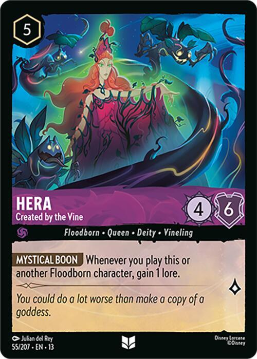 Hera, Created by the Vine 55/207 (Attack of the Vine!) 