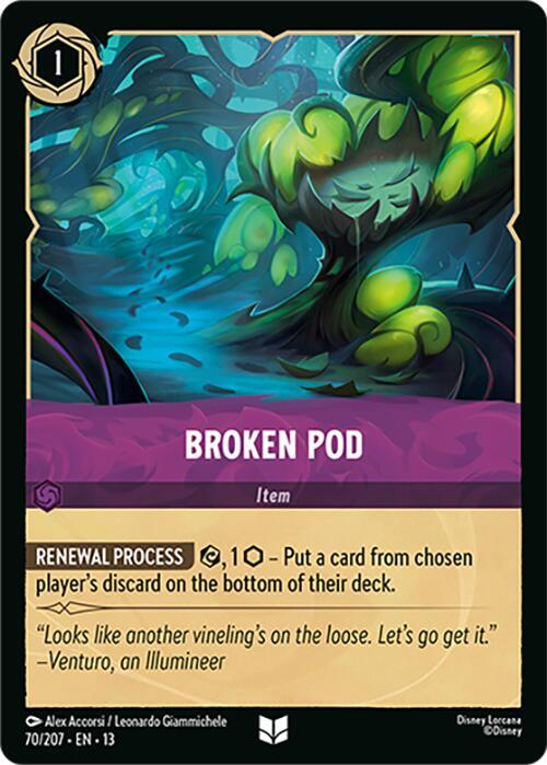 Broken Pod 70/207 (Attack of the Vine!) 