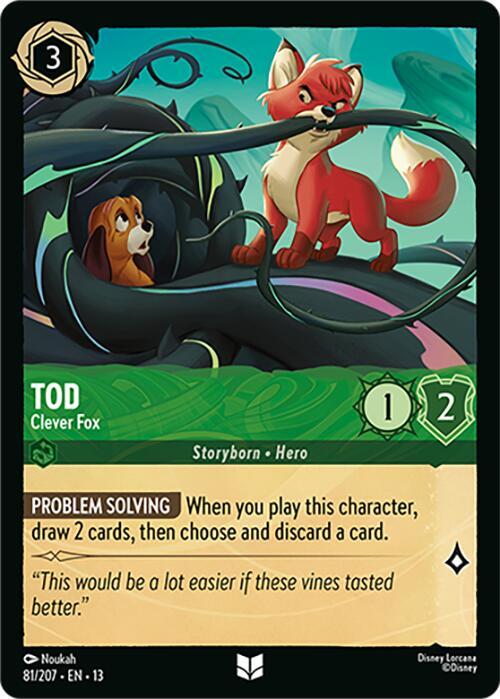 Tod, Clever Fox 81/207 (Attack of the Vine!) 