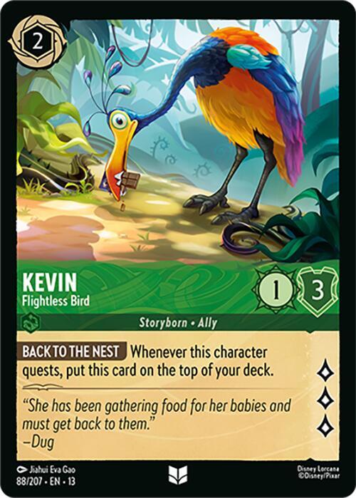 Kevin, Flightless Bird 88/207 (Attack of the Vine!)  - Cold Foil