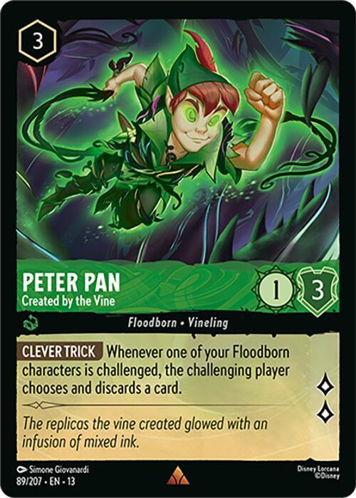 Peter Pan, Created by the Vine 89/207 (Attack of the Vine!) 
