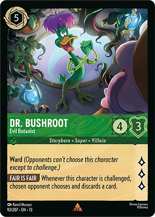 Dr. Bushroot, Evil Botanist 92/207 (Attack of the Vine!) 
