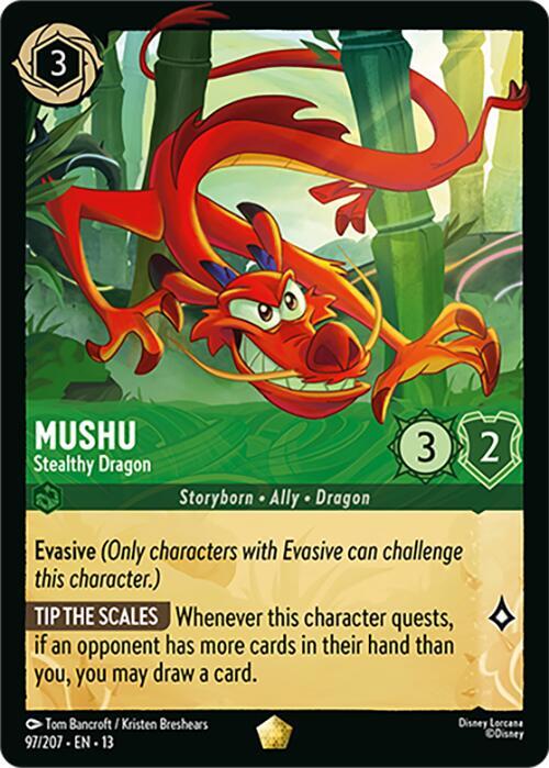 Mushu, Stealthy Dragon 97/207 (Attack of the Vine!) 