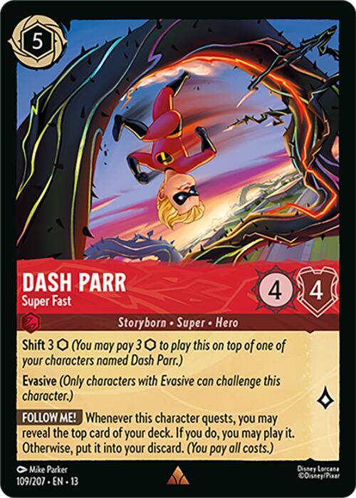 Dash Parr, Super Fast 109/207 (Attack of the Vine!) 