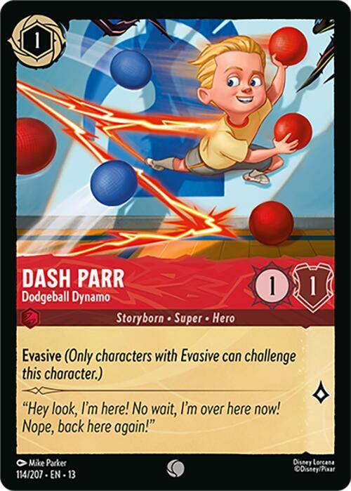 Dash Parr, Dodgeball Dynamo 114/207 (Attack of the Vine!) 